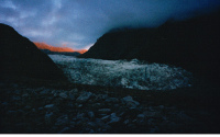 Franz Josef Glacier Sonnenuntergang - c Dieter Wiedelmann